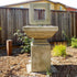 Thumbnail for Contempo Square Fountain Tall With Modern Square Column With Wooden Fence And A House In The Background