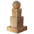 Thumbnail for Contemporary Double Angle Sphere Fountain With White Background