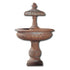 Thumbnail for Cortona Two Tier Outdoor Water Fountain With Plain White Background