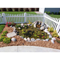 Thumbnail for DIY Small Pond Kit By Blue Thumb Garden Pond With White Fence And Plants