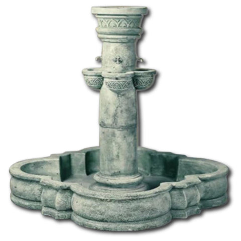 Del Moro Outdoor Water Fountain With Plain White Background2