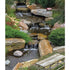 Thumbnail for Deluxe Pondless Waterfall Kit With Rocks And Wooden Bench
