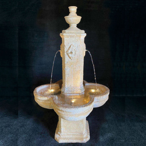 Diamante Fountain With Dark Background