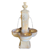 Diamante Fountain With Plain White Background