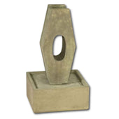 Diamond Fountain With Plain White Background