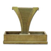 Diesse Fountain with Side Spillways With Plain White Background
