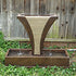 Thumbnail for Diesse Fountain with Side Spillways With Wooden Fence Background