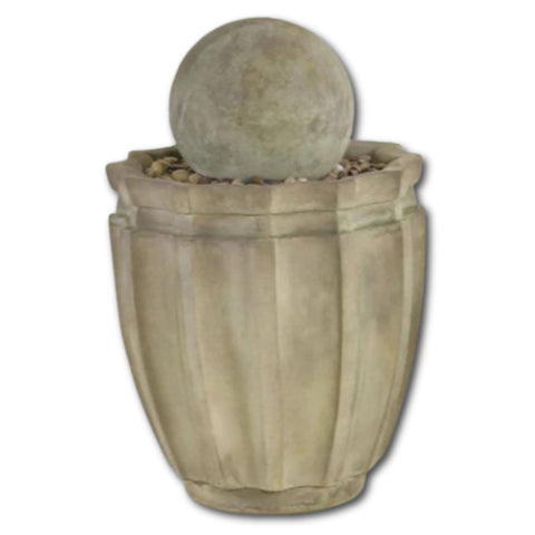Dodici Ball Fountain With Plain White Background