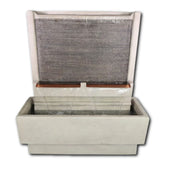 Double Brentwood Wall Fountain With Plain White Background