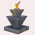 Thumbnail for Double Oblique Fountain with Fire By Gist With Plain Background