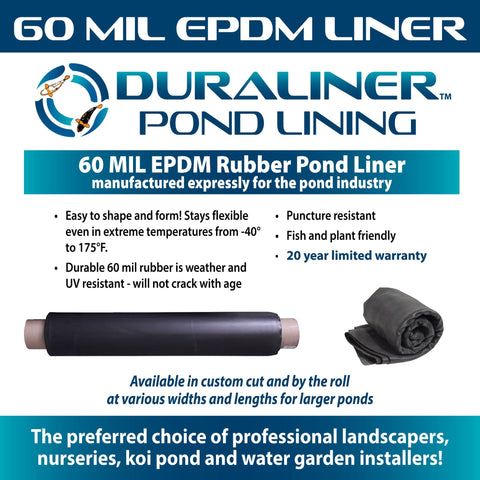 DuraLiner 60 Mil EPDM Pond Liner By EasyPro Infographic 4