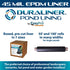 Thumbnail for EasyPro DuraLiner Roll –  45mil Rubber Pond Liner Infographic 2