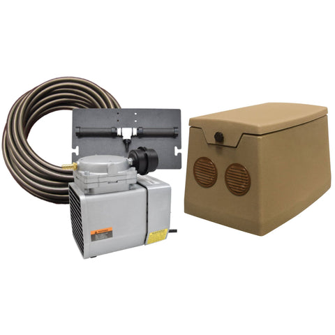 EasyPro PA12W Pond Aerator Plain White Background - PA12WK Kit