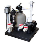 EasyPro Skid Mount Pond Filtration System - Up to 10000 gal Ponds SMF1800 Plain White Background