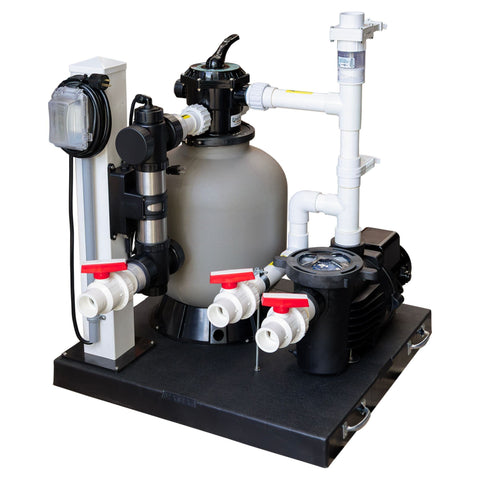 EasyPro Skid Mount Pond Filtration System - Up to 10000 gal Ponds SMF1800 Plain White Background