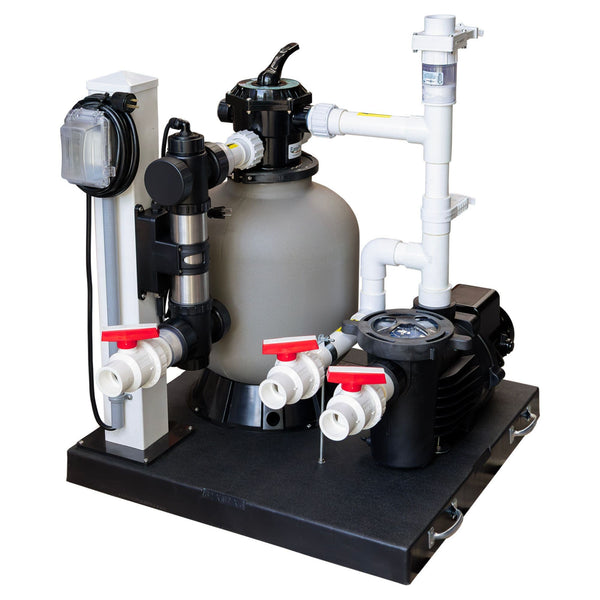 EasyPro Skid Mount Pond Filtration System - Up to 10000 gal Ponds SMF1800 Plain White Background