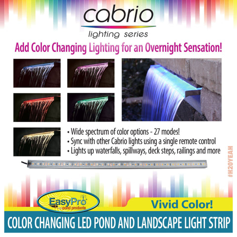 EasyPro Spillway Kit Infographic On Color Options