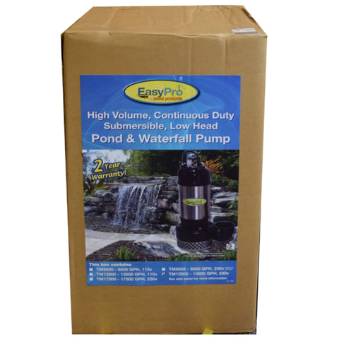 EasyPro TM Series Submersible Pond Pump Box of The Product