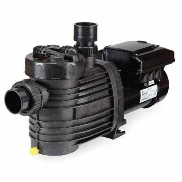 EasyPro VSP165 Variable Speed External Pond Pump Side Angle in Plain White Background
