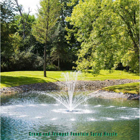 EcoSeries Crown and Trumpet Fountain Spray Nozzle