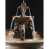 Thumbnail for Fiore Stone 2-Tier Cavalli Outdoor Water Fountain for Pond (without basin coping components) With Black Background