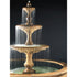 Thumbnail for Fiore Stone 3-Tier Four Seasons Outdoor Water Fountain With Bracci Basin Closer View With Colored Background