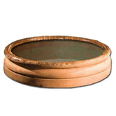 Fiore Stone Fiore Round One Piece Fountain Basin 46 Diameter With White Background