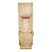 Fiore Stone Malibu Wall Fountain With Plain White Background