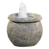 Fiore Stone Mall Planter Extra Large Outdoor Water Fountain With Plain White Background