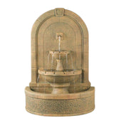 Fiore Stone New Horizon Wall Outdoor Fountain With Plain White Background