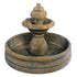 Thumbnail for Fiore Stone Oak Outdoor Water Fountain with 46 inch Basin With Plain White Background