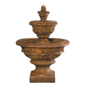 Fiore Stone Roma Cast Stone Outdoor Fountain With Plain White Background