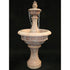 Thumbnail for Fiore Stone Roma Tiered Cast Stone Garden Fountain - Medium With Black Background