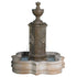 Thumbnail for Fiore Stone Rosatito Fountain with Quatrefoil Basin With Plain White Background