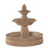 Thumbnail for Fiore Stone Venetian Two Tier Outdoor Fountain With 55 Inch Basin With Plain White Background