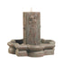 Thumbnail for Fiore Stone Water Maiden Outdoor Fountain in Quatrefoil Basin With Plain White Background
