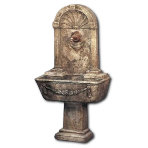 Foritalico Fountain For Spout With Plain White Background