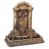 Foro Romano Fountain For Spout With Plain White Background