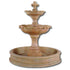 Thumbnail for Gardenia Two Tier Pond Fountain With Plain White Background