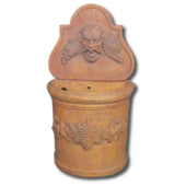 Gargoyle Fountain With Plain White Background