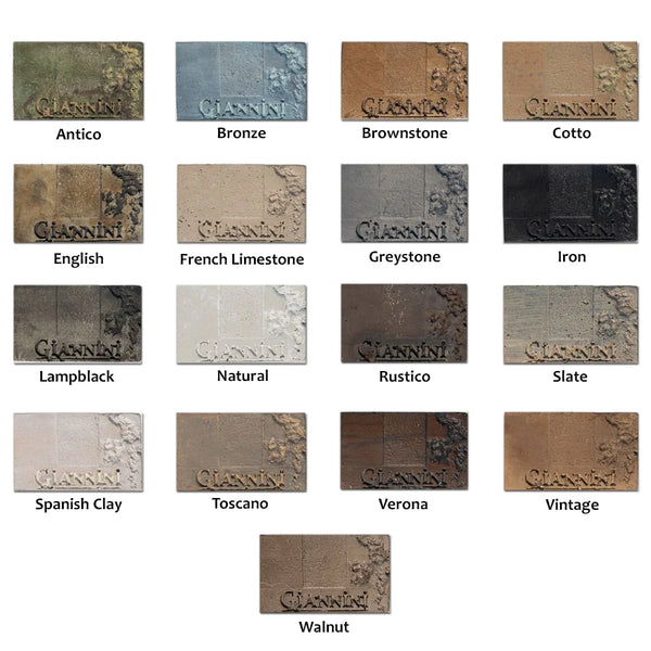 Giannini Garden Finish Samples