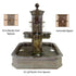 Thumbnail for Giannini Garden Anduze Carre Fountain with Square Pond For Spouts With Three Spouts Options