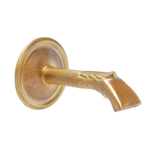 Giannini Garden Anduze Wall Fountain Short For Spout With Plain White Detailed Design Spout Background