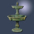 Thumbnail for Giannini Garden Appia Antica Two Tier Lion Outdoor Water Fountain With Gradient Colored Background
