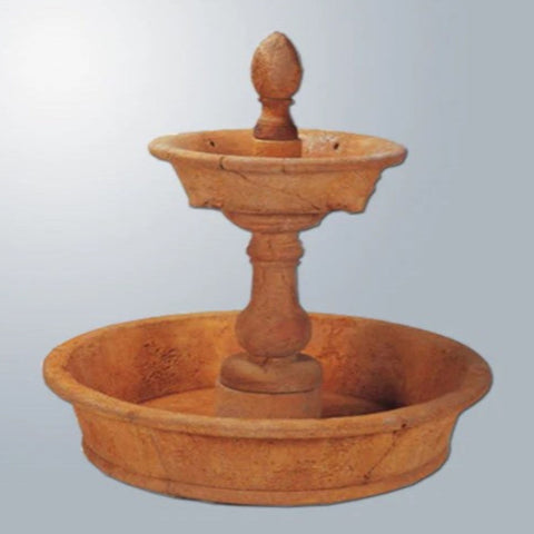 Giannini Garden Appia Pond Outdoor Water Fountain With Gray Gradient Color Background