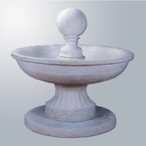 Giannini Garden Aquarum Fountain With Gray Gradient Color Background