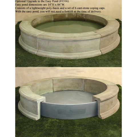 Giannini Garden Aquitaine Pond Fountain With Written Instructions