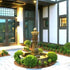Thumbnail for Giannini Garden Avignon Monaco Pond Fountain For Spouts In Front of the Big House
