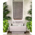 Thumbnail for Giannini Garden Brentwood Fountain Besides A Palm Tress With Gray Wall Background
