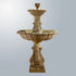 Thumbnail for Giannini Garden Calanthia Two Tier Fountain With Lotus Finial With Gray Gradient Background